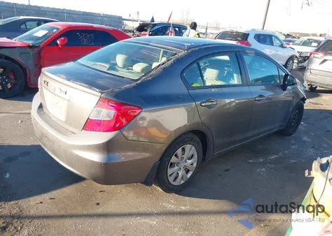 2012 Honda Civic Lx z USA, uszkodzony, nr VIN 19XFB2F5XCE382732